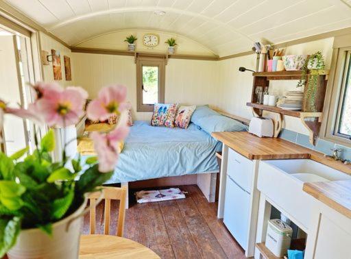 Pen Bryn Shepherd Hut Hay-On-Wye Bagian luar foto