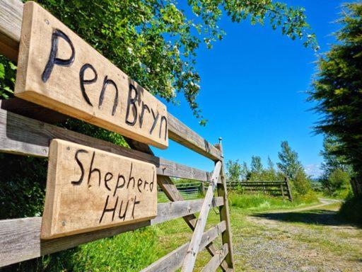Pen Bryn Shepherd Hut Hay-On-Wye Bagian luar foto